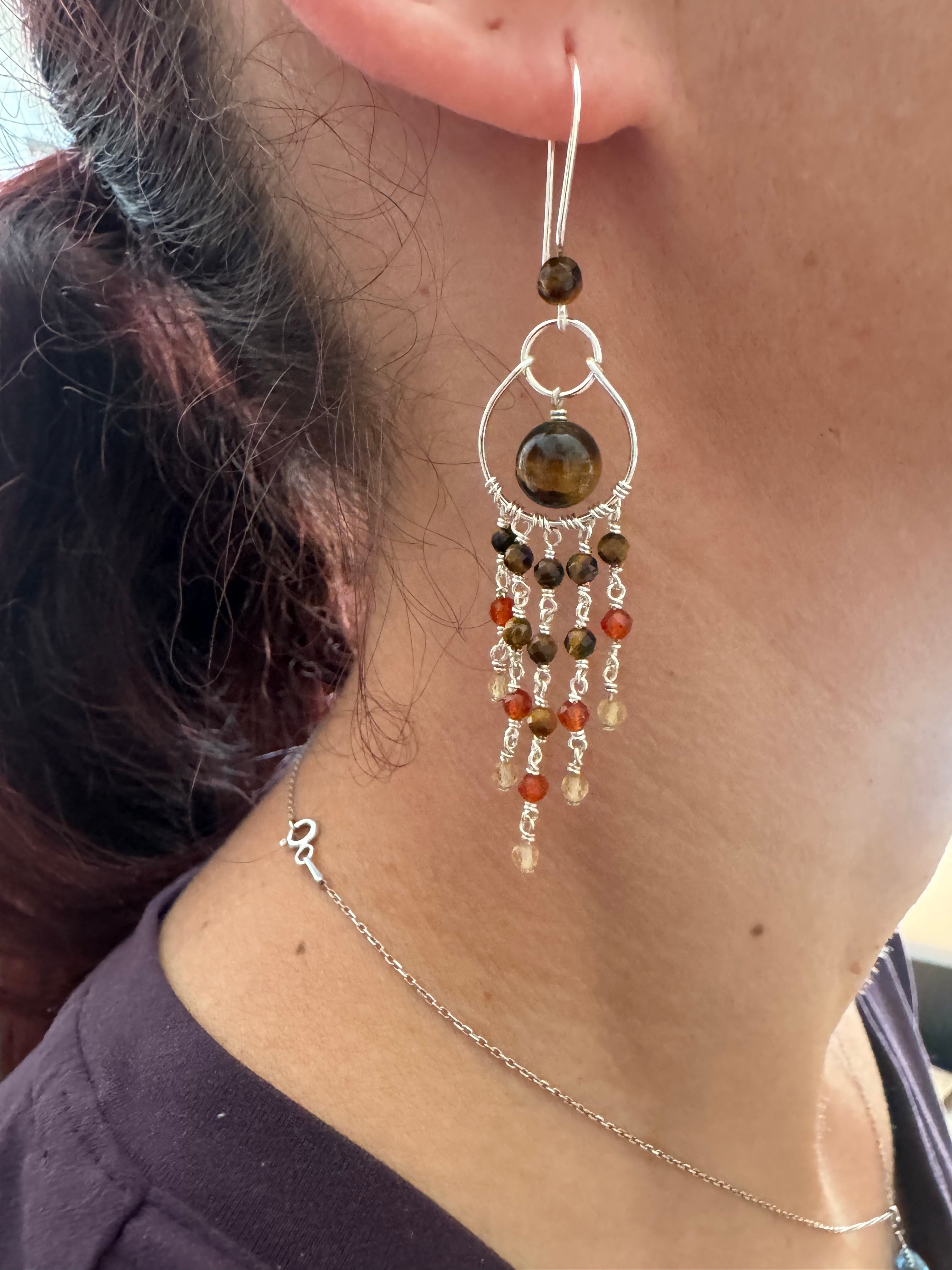 Celestial Cascade: Solar Flame