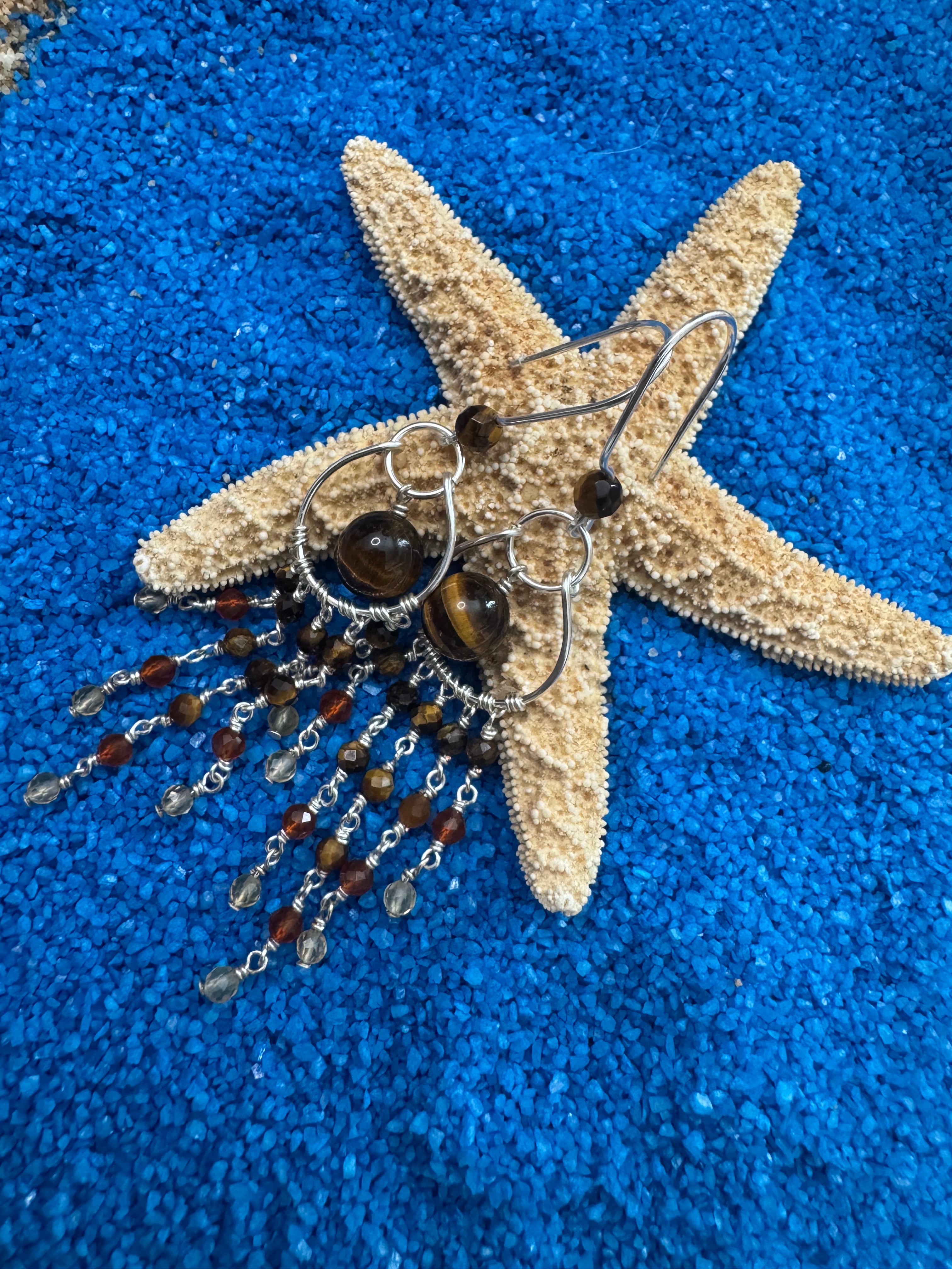 Celestial Cascade: Solar Flame