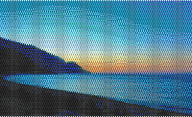Coastal Sunset Tapestry