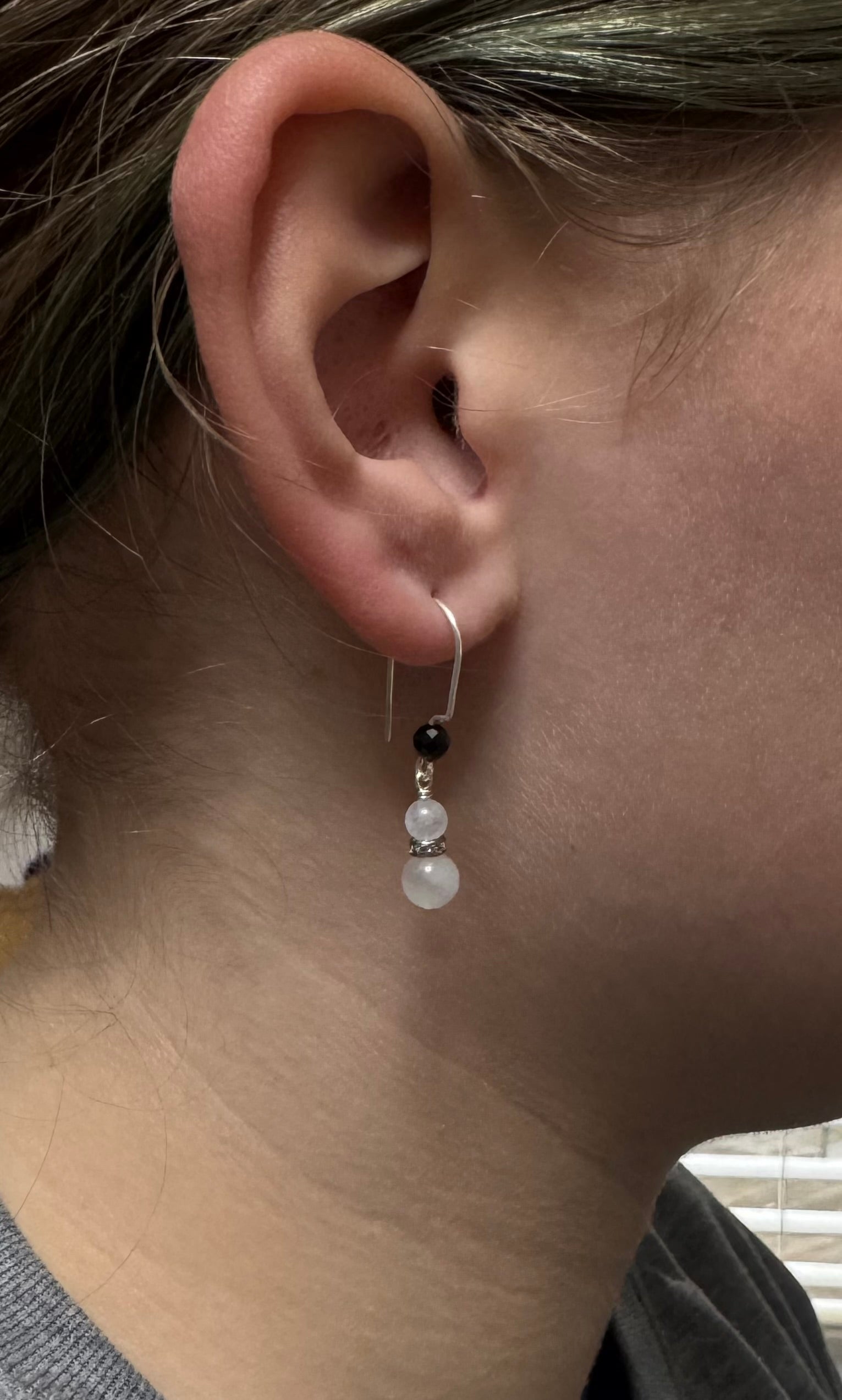 Moonlit Frost Earrings - Winter's Glow