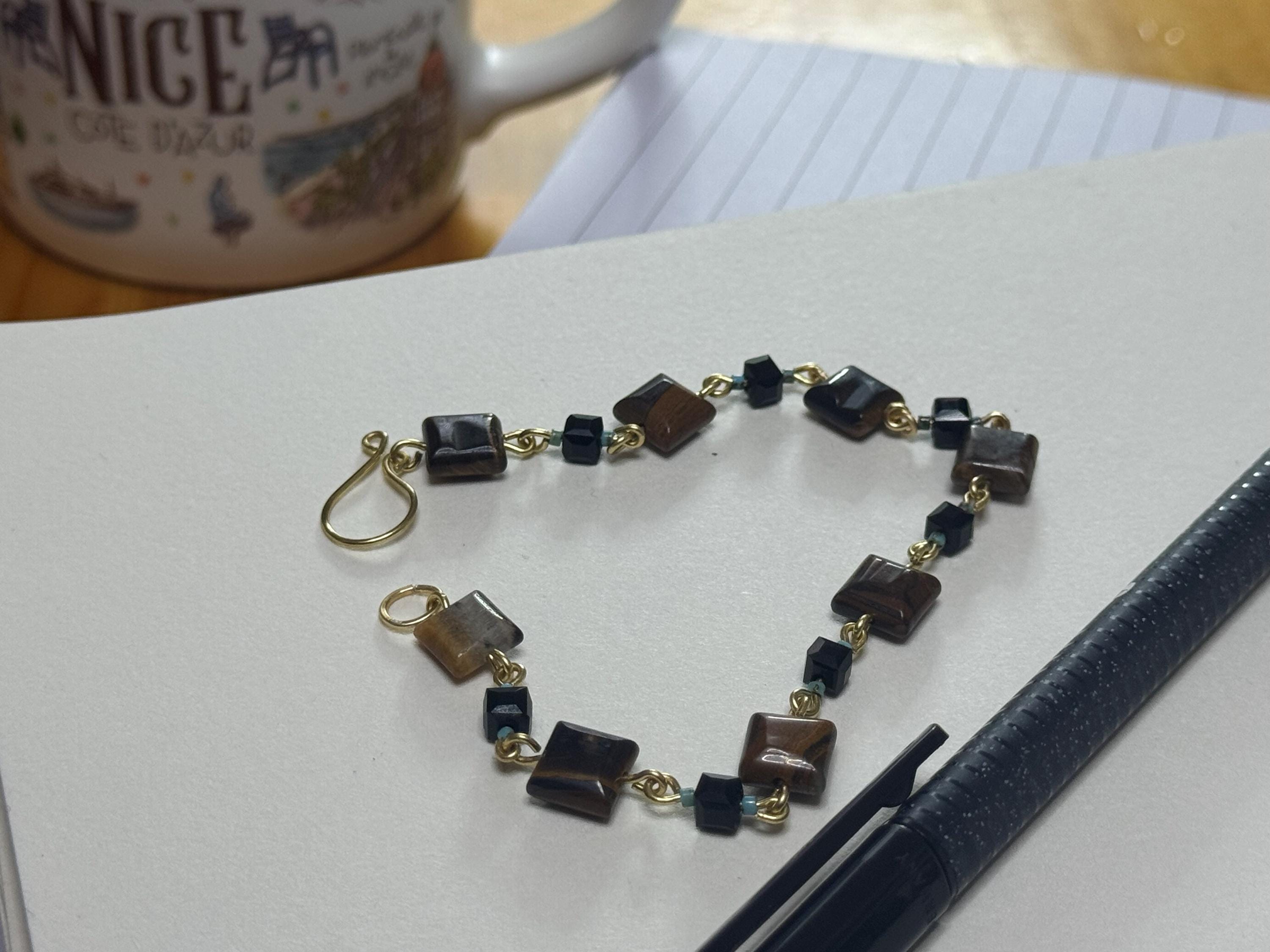 Genuine Tiger’s Eye Handmade Bracelet