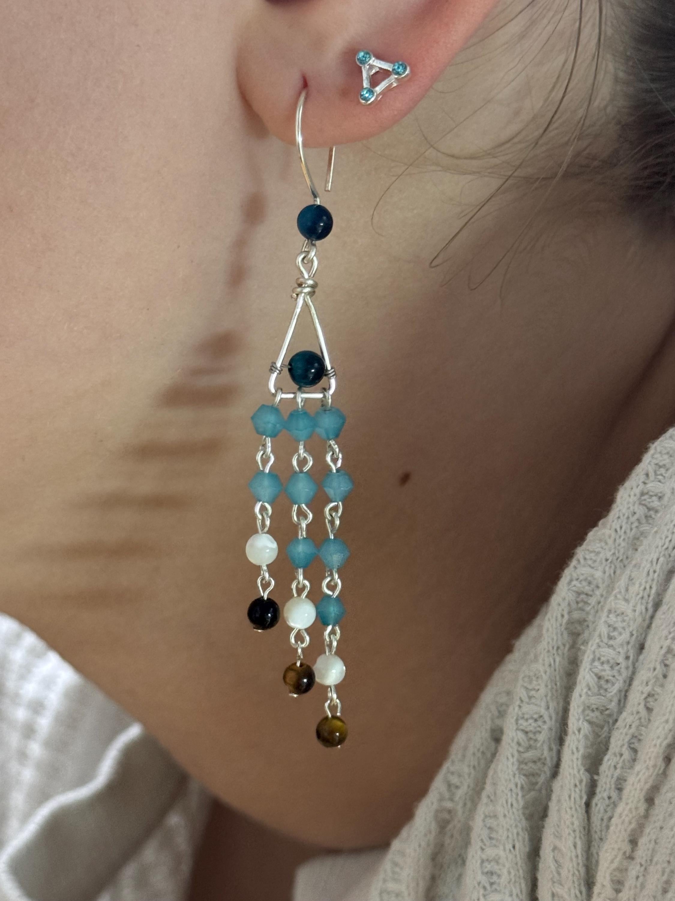 Chandelier Beach Earrings